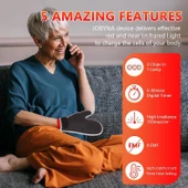 JOBYNA Kırmızı Işık Terapi Eldiveni, 850nm Yakın Kızılötesi Işık - 3