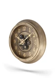 Efe Mark Premium Serisi Antik Eskitme Kadranlı Döner Çarklı Ev ve Ofis Duvar Saati Kabartma Latin Rakamlı 40 CM Gold thumbnail 2