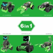 Robobloq Qoopers 6'sı 1 Arada Programlama Robotu Yapı Kiti - 3