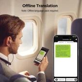 BrexLink Telefon Kontrollü AI Tercüman Cihazı, 140'tan fazla Dil - 4