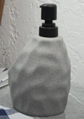 Taş Desenli Sıvı Sabunluk - Sünger Hazneli Mutfak Sabunluğu - 700 ML -  Çakıl Desen - 3
