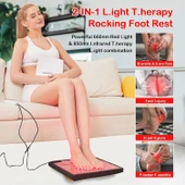 JOBYNA Ayak için Kırmızı ve Kızılötesi Işık Terapisi, 850nm Yakın Kızılötesi - 3