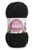 5 Adet Cotton Lüks Yelek Tunik Kazak Bluz Hırka İpi Yünü Siyah 97568 - 2