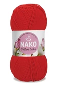 5 Adet Cotton Lüks Yelek Tunik Kazak Bluz Hırka İpi Yünü Kırmızı 97573 - 2
