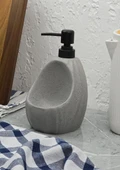 Taş Desenli Sıvı Sabunluk - Sünger Hazneli Mutfak Sabunluğu - 700 ML - Dalga Desen - 2
