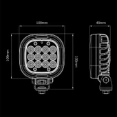 Strands Off-Road Led Lamba President Amber 25W 908537 thumbnail 7