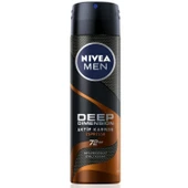 Nivea Men Deep Dimension Espresso Erkek Deodorant 150 ml - 1