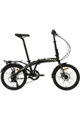 Fx 3600 Alüminyum Katlanır 10 Inç 26 Cm Shimano Altus 8 Vites Mekanik Disk- Siyah Sarı - 1