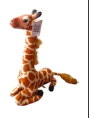 Sıcak Bir Kucaklamaya Hazır: 35 cm'lik Sevimli Oturan Peluş Zürafa! - 2