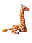 Sıcak Bir Kucaklamaya Hazır: 35 cm'lik Sevimli Oturan Peluş Zürafa! - 1