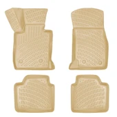 Bmw 3 Series E46 3D Havuzlu Paspas Bej 1997-2006 Arası - 1