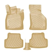 Seat Leon 3D Havuzlu Paspas Bej 2012-2020 Arası - 1