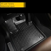 Opel Combo E 3D Havuzlu Paspas Siyah 2 Parça 2001-2011 Arası - 2