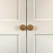 Mobilya Dolabı Dolap Kulpu Kulbu Kulpları Çekmece Mutfak Kulp Düğme Tek Vidalı Ahşap Desenli thumbnail 4