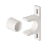 Nobel Mobilya Dolap Kapak Plastik Çıt Çıt Beyaz (10 ADET) - 2