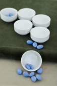 Bambum Zühre 6'lı Yuvarlak Porselen Kase - 6 cm - 6