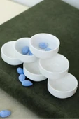 Bambum Zühre 6'lı Yuvarlak Porselen Kase - 6 cm - 5