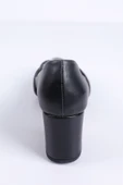 KALIN TOPUK ÇAPRAZ TAŞLI STİLETTO SİYAH - 3