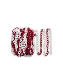 8 mm Plastik Zincir Kırmızı Beyaz 100 metre - 3