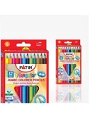 Fatih 12 Renk Üçgen Jumbo Tam Boy Kuruboya Kalemi | 33490 - 2