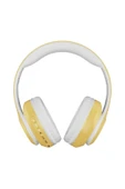 POLYGOLD P68 Bluetooth Kulaklık Kablosuz Stereo Kulaklık Macaron Kulaklık Renkli-sarı - 3