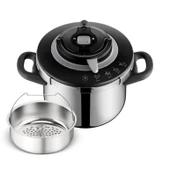 Tefal P4550731 Clipso+ Chef 4 Pişirme Programlı 6 Litre Düdüklü Tencere - 1510002662 - 1
