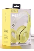 POLYGOLD P68 Bluetooth Kulaklık Kablosuz Stereo Kulaklık Macaron Kulaklık Renkli-sarı - 4