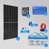 Mini Bağ Evi ve Karavan SolarGüneş Enerji Sistemi 2500W Depolama - 1
