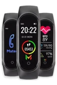 POLYGOLD M4 Akıllı Bileklik Renkli Ekran(2022 Versiyon) Ios Ve Android Uyumlu,tansiyon\teması Değiştirme thumbnail 1