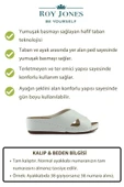Roy Jones Kadın Ortopedik Şık Konfor Modeli Anatomik Rahat Taban Kısa Topuklu Günlük Sandalet Terlik - 3