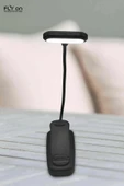 Klipsli Kitap Okuma Işığı Led Kitap Arası Okuma 5 Ledli Mandallı Lamba Beyaz Işık Masa Lambas-fnr100 - 10