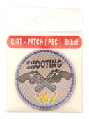 Rovelver Tabanca Shooting - Cırt - Patch - Peç - Arma - 8 cm - 7