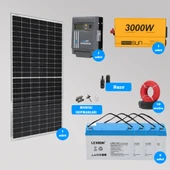 Mini Bağ Evi ve Karavan Solar Güneş Enerji Sistemi 5000W Depolama - 1