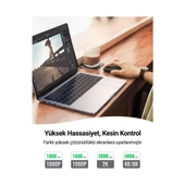 Ugreen 2.4ghz Sessiz Tuşlu Kablosuz Optik Mouse Siyah - 4
