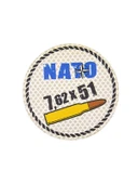 Nato 762 x 51 - Cırt - Patch - Peç - Arma - 8 cm - 1