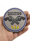 Rovelver Tabanca Shooting - Cırt - Patch - Peç - Arma - 8 cm - 3