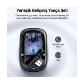 Ugreen 2.4ghz Sessiz Tuşlu Kablosuz Optik Mouse Siyah - 5