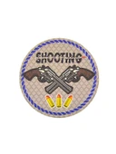 Rovelver Tabanca Shooting - Cırt - Patch - Peç - Arma - 8 cm - 1
