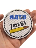 Nato 762 x 51 - Cırt - Patch - Peç - Arma - 8 cm - 3