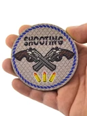 Rovelver Tabanca Shooting - Cırt - Patch - Peç - Arma - 8 cm - 4