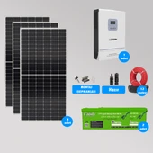 CKS ENERJI 3 kW Lityum Akülü Hazır Solar Paket Kolay Kurulum(ORTA PAKET) - 1