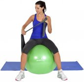 MAXİ PİLATES & YOGA EGZERSİZ BANDI , THERABAND SİYAH RENK(EN GÜÇLÜ) 1 MT - 1