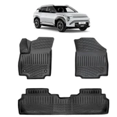 Rizline Kia EV3 2024 ve Sonrası  3D Havuzlu Paspas Siyah - 1