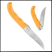 Uyguna-Yakala  El Yapımı - Sarı  Katlanır Cep Çakısı - CAK.580 - 1