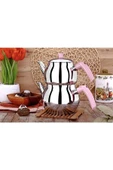 Gme 0760 Çaydanlık Orta Küre Pembe-fuşya 4 Prç. - 1