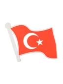 Dalgalı Türkiye Bayrak - Cırt - Patch - Peç - Arma - 1