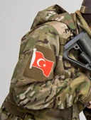 Dalgalı Türkiye Bayrak - Cırt - Patch - Peç - Arma - 5
