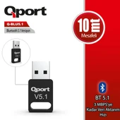 Qport Q-BLU5.1 Bluetooth 5.1 USB adaptör - 1