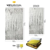 Acil Durumlar İçin Termal Battaniye Vücut Isınızı Koruyun 25 Adet - 6