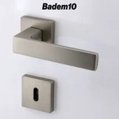 Paytak İNOX Oda Kapı Kolu Kare Rozetli Sağa Sola Uygun İç Dış Ev Oda Kapısı Kilitlenebilir 1 Takım thumbnail 2